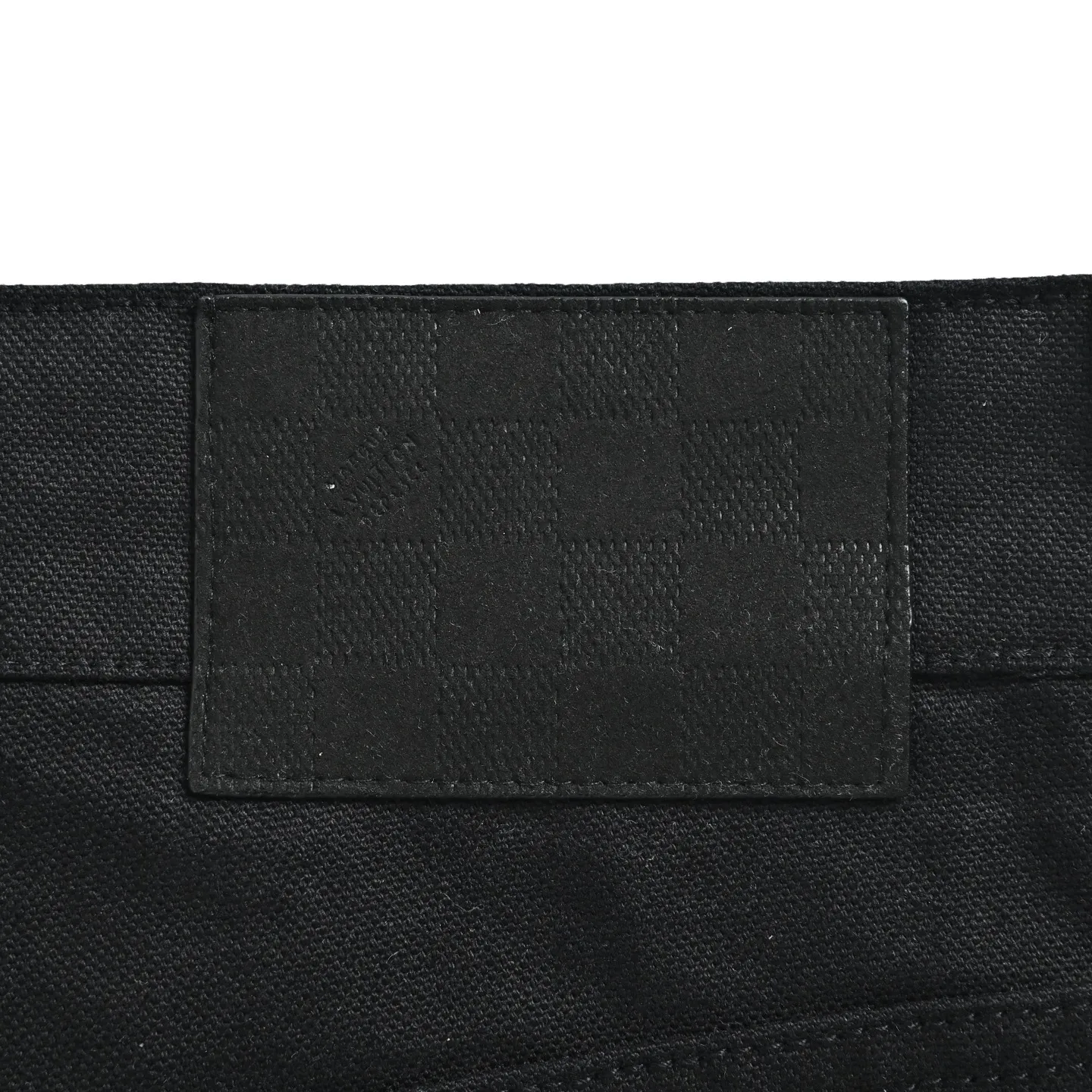 Louis Vuitton studded solid color straight leg trousers